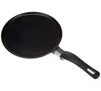 Home Granchef Crepera Antiadherente con Mango, Aluminio, Negro, 20 cm