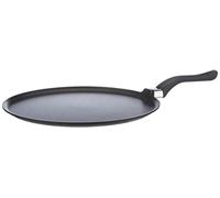 Home Granchef Sartén para crepes antiadherente con mango, aluminio 32 cm negro
