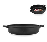 Home Granchef Sartén, Revestimiento Antiadherente con 2 Asas, Redonda, Aluminio Fundido, Negro, 28 cm