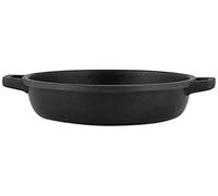 Home Granchef Tegame, Rivestimento Antiaderente con 2 Manici, Rotonda, Alluminio Pressofuso, Nero, 22 cm