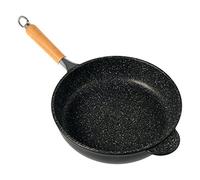 Home Piedra Sartén Alta Antiadherente con Mango, Piedra, Negro, 32 cm