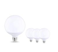 Home Plus MIRAMAX-BOMBILLA LED GLOBO G120 E27 18W (Pack de 2, 4 Unidades)