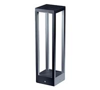 Home Pole - Poste de jardín LED para fijar al suelo - Luz nocturna cálida 3000K 230V 15W 1590lm Zafferano - Gris oscuro