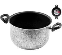 Home Salt N'Pepper Olla Antiadherente, Aluminio, 20.7 litros, negro/Gris, 26 cm
