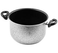 Home Salt N'Pepper Pentola Antiaderente, Alluminio, 17 Litri, Nero/Grigio, 24 cm