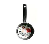 HOME Salt Peper Cacerola cónica con Mango, Revestimiento Antiadherente, 20 cm, plástico, Negro/Gris