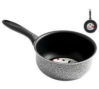 Home Salt Peper Cacerola Un Asa Antiadherente Sal Pimentero 18 cm Olla de cocción, Metal, Multicolor