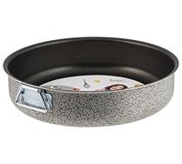 HOME Salt Peper Sartén Antiadherente Cona Salitrera Cm 24 Hojaldre, Metal, Multicolor, 24 cm