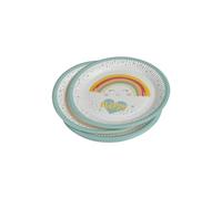 Homéa, 6 Platos De Cartón D18Cm Rainbow