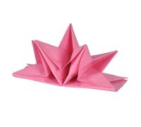 Homea, Juego de 12 servilletas de papel (3 pliegues, 40 x 60 cm), color rosa