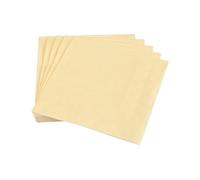 Homea, Juego de 20 servilletas de papel, 3 pliegues, 33 x 33 cm, vitamina crema