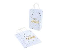 Homea, Juego de 4 bolsas de regalo de papel H27,5 cm Mi Pequeño Amor