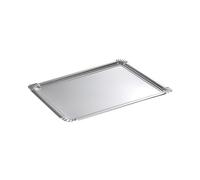 Homea, Juego de 5 bandejas rectángulo, 24 x 34 cm, Color Plateado
