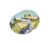 Homéa, Juego de 6 platos de cartón D18,5Cm Happy Dino