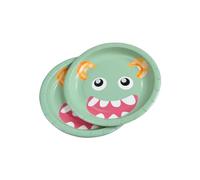 Homéa, Juego de 6 Platos De Cartón D18,5Cm Monstruos