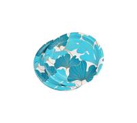 Homéa, Set De 10 Platos De Cartón D18Cm Blue Ginkgo