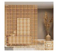 HOMEd - Separador de pared, paneles de madera y plástico con accesorios para sala de estar, comedor, estudio, bar y decoración de hotel (color: S)