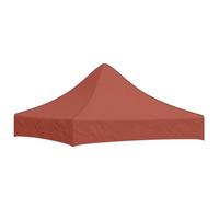 Homelen Party Tent Roof Replacement 2x2m Terracotta Color 600D Oxford Fabric PVC Coating UV Water Resistant Weatherproof Marquee Top Cover for Outdoor Garden Events Camping Parties and Festivals