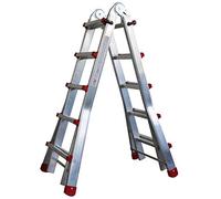 Homelux 825035 Escalera Telescópica Multiusos, 2 x 10 Peldaños