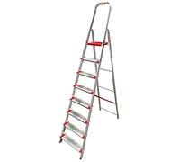 Homelux 990107 Escalera Domestica Peld.12 cm, 8 Peldaños, 8.2 kg, Multicolor