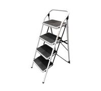 Homelux Taburete de Acero 4 Peldaños Plegable