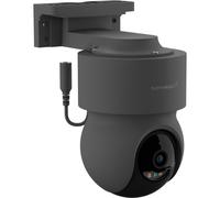 Homematic IP 162944A0, cámara IP de seguridad, para uso interior y exterior, inalámbrica, para montaje en techo, color antracita, tipo domo