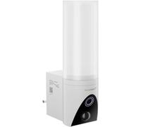 Homematic IP 162947A0, cámara IP de seguridad, para exteriores, inalámbrica, 1800 lúmenes, 3100 K, para montaje en pared