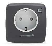 Homematic IP Enchufe de conmutación, antracita | Smart Home 161613A0 - Enchufe digital para controlar lámparas, aparatos eléctricos a través de la aplicación