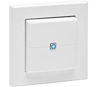 Homematic IP HmIP-WRC2-2, inalámbrico, radiofrecuencia (RF), blanco, para montaje en pared, 868-868.6 / 869.4-869.65 MHz, con botones