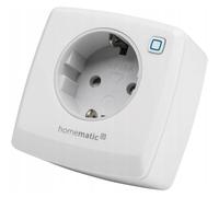 Homematic IP Smart Home 157338A0B - Enchufe de conmutación, toma de corriente digital, control mediante aplicación, Alexa y Google Assistant, ahorro de energía