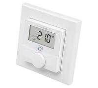 Homematic IP Smart Home Termostato de Pared con Sensor de Humedad, Control Inteligente de calefacción Mediante aplicación y Amazon Alexa, 143159A0 Blanco