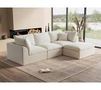 HomeMiYN Sofá esquinero moderno en L con chaise longue