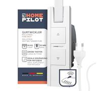 HOMEPILOT - RolloTron Pure DECT | Motor eléctrico para persianas enrollables. Accesorio Smart Home - ¡también apto para instalaciones posteriores! Capacidad de carga: 45 kg