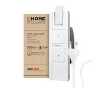 HOMEPILOT - RolloTron Pure | Motor eléctrico para persianas enrollables. Accesorio Smart Home - ¡también apto para instalaciones posteriores! Capacidad de carga: 45 kg