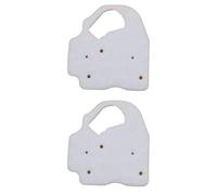 Homeponnew Paquete de 2 filtros de aire de repuesto para motosierras, compatible con STIHL MS162, MS172 y modelo 1148-141-1700, construcción de plástico, color blanco