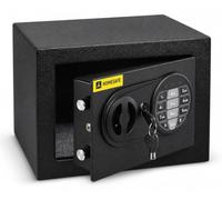 HomeSafe HV17E Caja Fuerte con Código Digital - 17x23 x17cm (HxAxP) - Para Seguridad en el Hogar, Almacenaje, Ahorros o Dinero en Efectivo