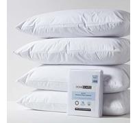 HOMESCAPES - Protector de Almohada Impermeable (40 x 80 cm, Funda de Almohada, 4 Unidades)