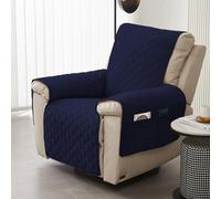 HOMESOL® Cubre Sofa Con Bosillos Laterales Reversible Bicolor- Protector Sofá-Acolchado Sofá-Fácil de Limpiar y Transpirable-fundas de sofa/funda sofa chaise longue/funda sofá/funda sofa 4