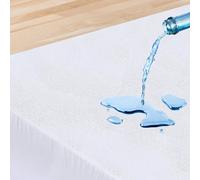 HOMESOL® Protector de colchón impermeable de Rizo 100% Poliéster, Tratamiento Anti ácaros, Transpirable