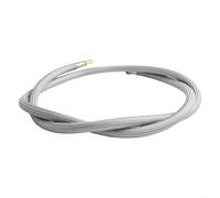 HomeVortex 88624000, manguera de repuesto de cocina para spray extraíble, compatible con AXOR para cento Focus para grifos Metris Talis Starck, línea de nailon de metal de 59 pulgadas, color blanco