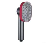 HomeVortex Cabezal de ducha giratorio de 360 grados, rociador de baño de alta presión con ángulo ajustable para un mejor flujo de agua, reemplazo fácil de instalar (rojo)
