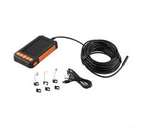 HomeVortex Cámara de boroscopio de doble lente HD 1080P de 4.3 pulgadas IP67 impermeable con LED, batería de 2000 mAh para mantenimiento de automóviles, inspección de tuberías de alcantarillado, cable