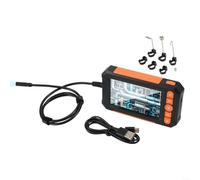 HomeVortex Cámara de boroscopio de doble lente HD 1080P de 4.3 pulgadas IP67 impermeable con LED, batería de 2000 mAh para mantenimiento de automóviles, inspección de tuberías de alcantarillado, cable