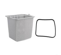 HomeVortex Cesta de bomba de piscina de repuesto con junta de tapa para Hayward SuperPump SPX1600M B167 SPX1600S, compatible con modelos SP1600X SP2600X, conjunto de colador blanco con sello