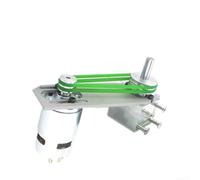 HomeVortex Conjunto de husillo de sierra de mesa con motor 795, eje de asiento de rodamiento de metal para bricolaje para mini sierra, transmisión por correa síncrona verde dual, bajo ruido, altura