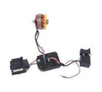 HomeVortex Conjunto de motor de taladro de litio sin escobillas de 21 V, con engranaje de 13 dientes y luz LED, tablero de control de interruptor de pin compacto, para tareas de perforación eléctrica