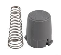 HomeVortex Conjunto magnético de émbolo de puerta AGM73610701, con resorte, para lavadora reemplaza AGM73610702 AP5331994 MEG6191401 Parte de plástico de metal gris