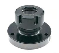 HomeVortex ER25 Collet Chuck Seat 100mm Tool Steel Holder, para CNC Torno Fresadora Taladro Taladro Alta Rigidez Bloque de sujeción Industrial Workholding