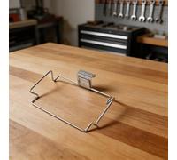 HomeVortex Estante de drenaje de cocina de acero inoxidable, soporte para bolsa de basura colgante para puerta de armario, para eliminación de restos de alimentos, filtro de fregadero que ahorra