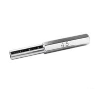 HomeVortex Juego de destornilladores de seguridad de 3,8 mm y 4,5 mm, herramientas de acero inoxidable con mango antideslizante para Nintendo NES, para SNES, N64, reparación y limpieza, plata (4,5 mm)
